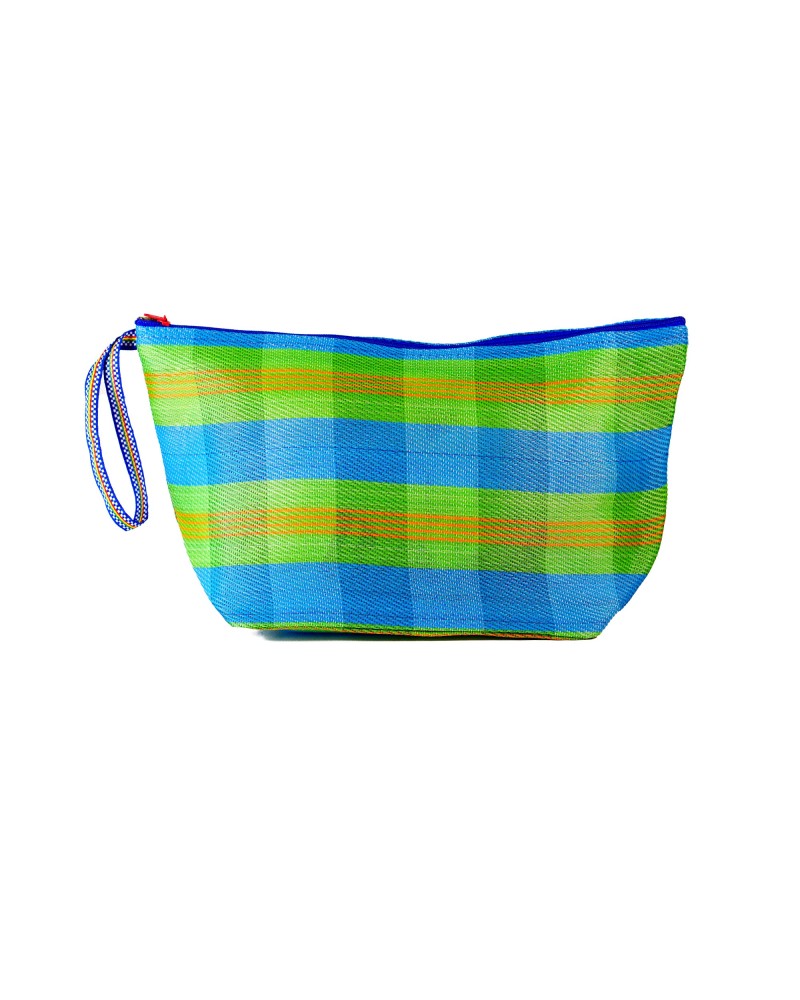 Troussette Medium Verde azul de Plástico Reciclado | Babachic Shop