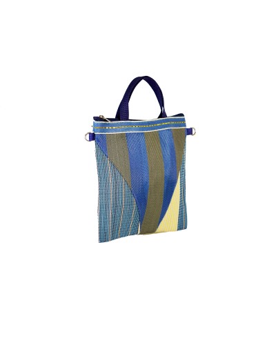 Babachic Shop | Bolso XS Zip Azulado. Compacto, versátil y diseño único