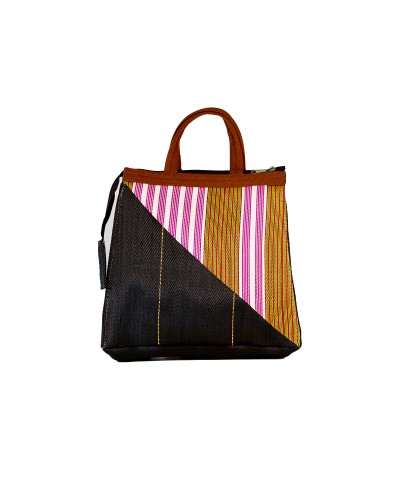 Babachic Shop | Meidoum Gold & Coal - Bolso bandolera de plástico reciclado