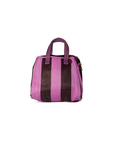Bolso AKI Chocolate y Frambuesa de BABACHIC - Bolso de Mano y Bandolera