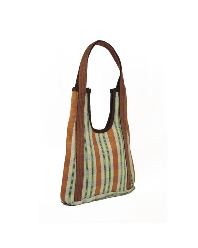 Hole Bag Glamp: Bolso de Hombro Boho Reversible - Babachic