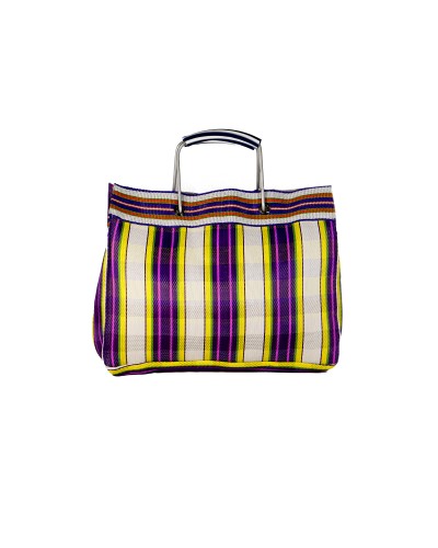Babachic Shop - Bolso Market Vintage Small Wild Berry - Bolso Shopper de plástico reciclado