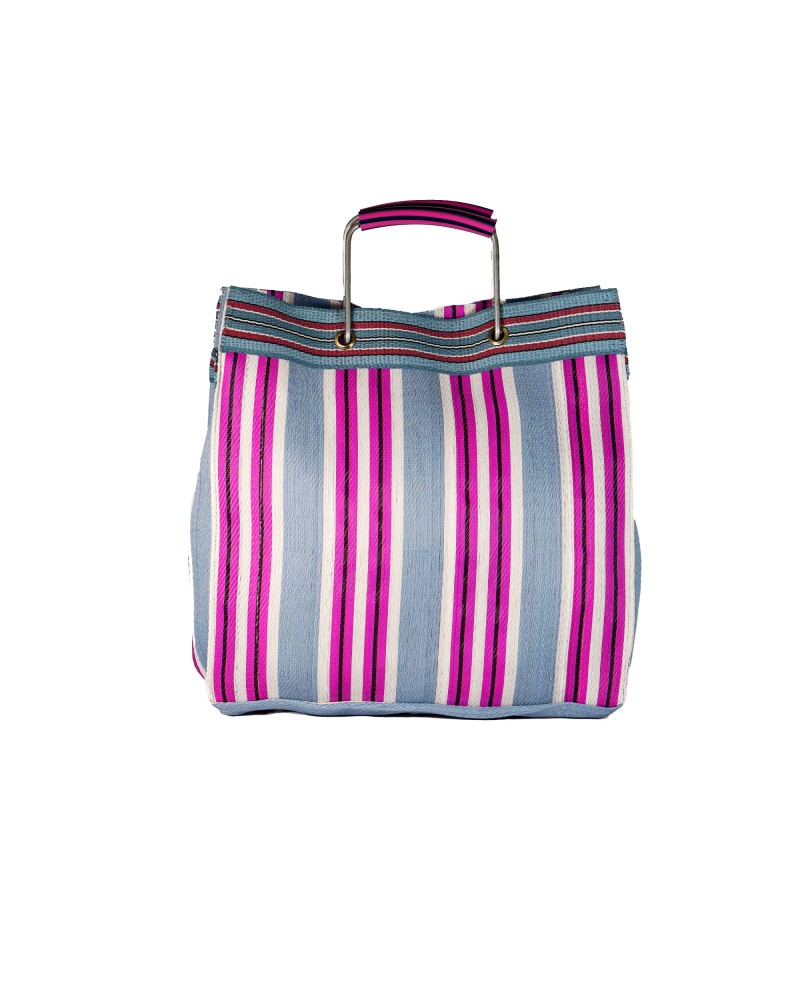 Market Vintage Large Turquesa| Bolso reciclado Babachic