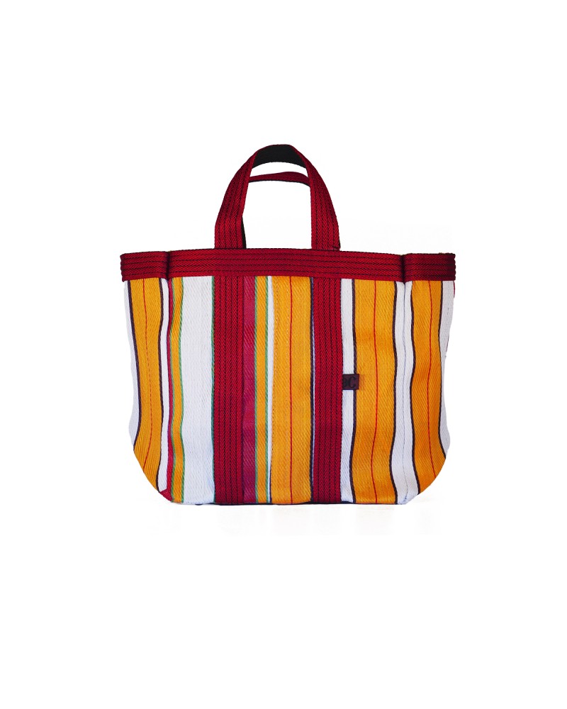Bolso Picnic Mini Cereza & Sol reciclado | Ligero, colorido y sostenible