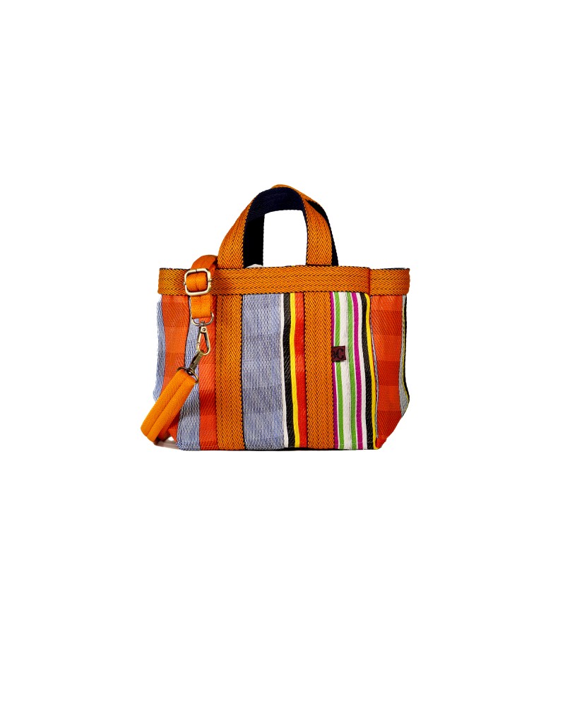 Babachic Picnic Xtra Mini Naranja vibrante| Bolso de Mano y Bandolera Moderno