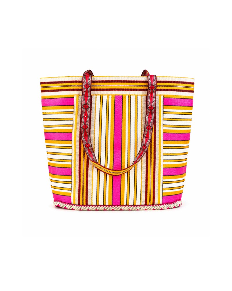 Babachic Shop | Beach Cabas Luz - Bolso de playa de plástico reciclado de estilo Boho/Étnico