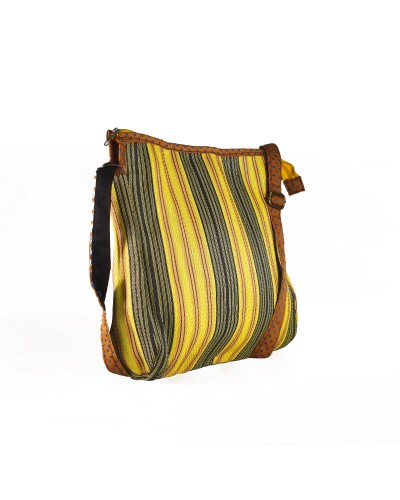 Bolso Bandolera - Dorado | Artesanal Reciclado | Babachic