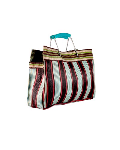 Market Vintage Small Moka Aqua| Babachic Recycled Bag