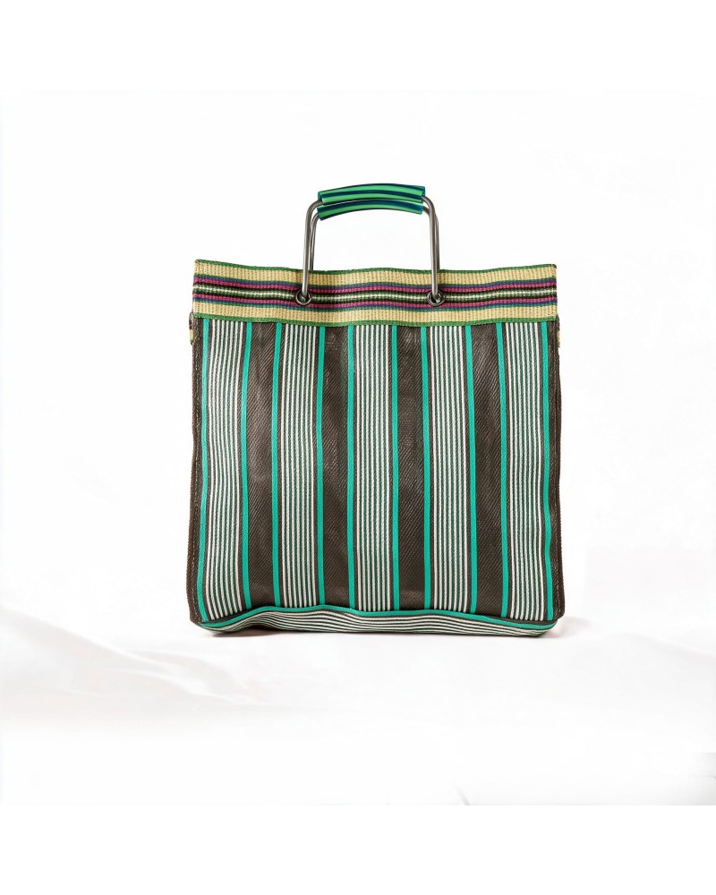 Market Vintage Large Eucalipto| Babachic Recycled Bag