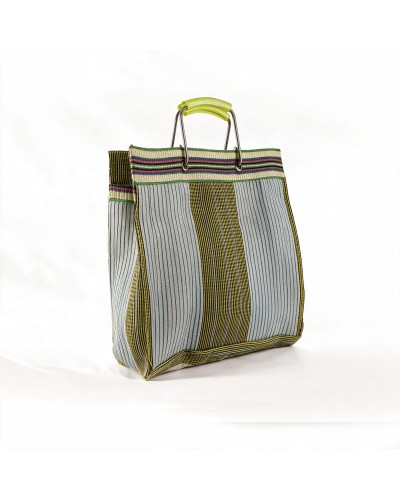 Market Vintage Large Limoncello Blue| Bolso reciclado Babachic