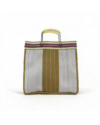 Market Vintage Large Limoncello Blue| Babachic Recycled Bag