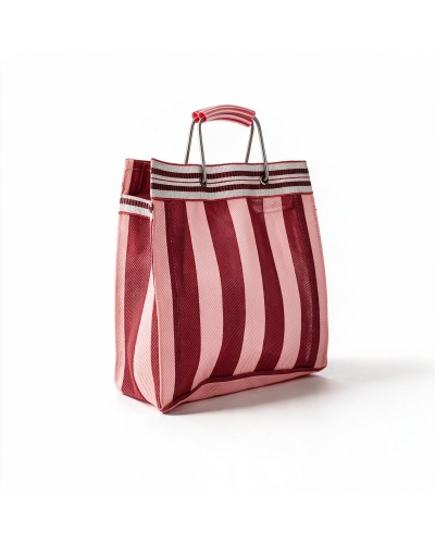 Market Vintage Large Salmón Fuego| Bolso reciclado Babachic