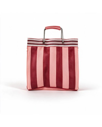 Market Vintage Large Salmón Fuego| Babachic Recycled Bag