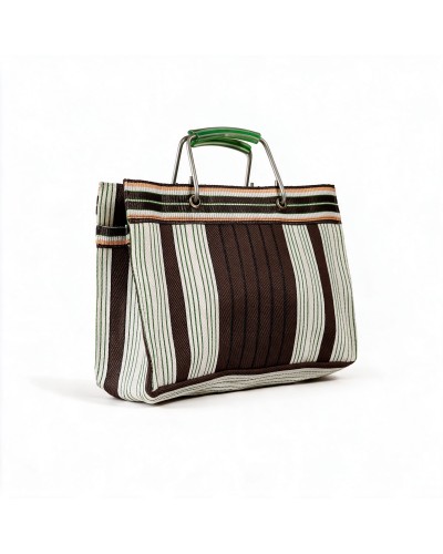 Market Vintage Small Cacao & Menta| Sac recyclé Babachic