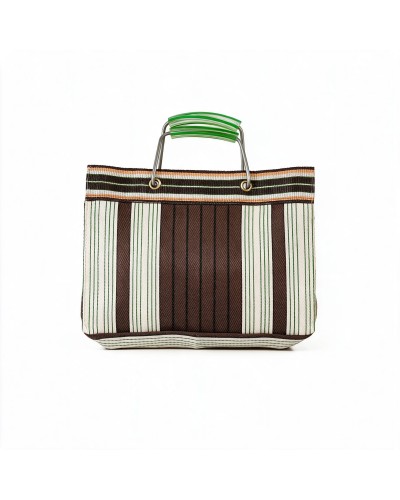 Market Vintage Small Cacao & Menta| Bolso reciclado Babachic