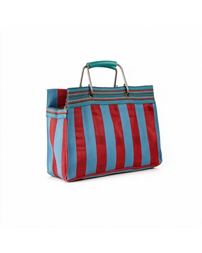 Market Vintage Small Retro Blue| Bolso reciclado Babachic