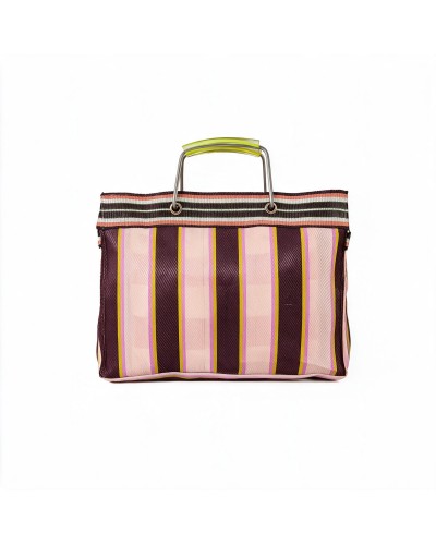 Market Vintage Small Burgundy Pink| Bolso reciclado Babachic