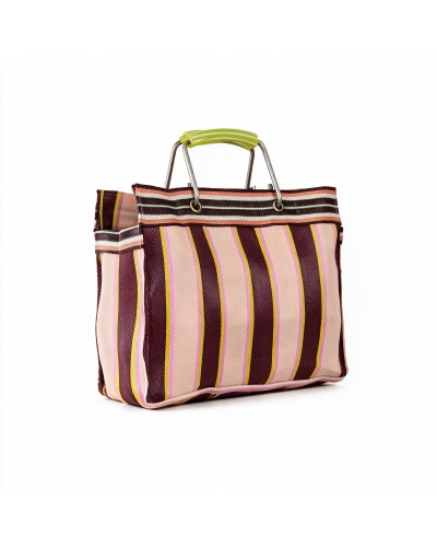 Market Vintage Small Burgundy Pink| Bolso reciclado Babachic