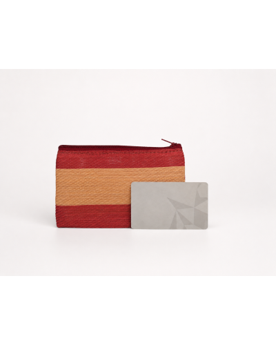 Monedero Aki Pouch Salmón de Plástico Reciclado | Babachic