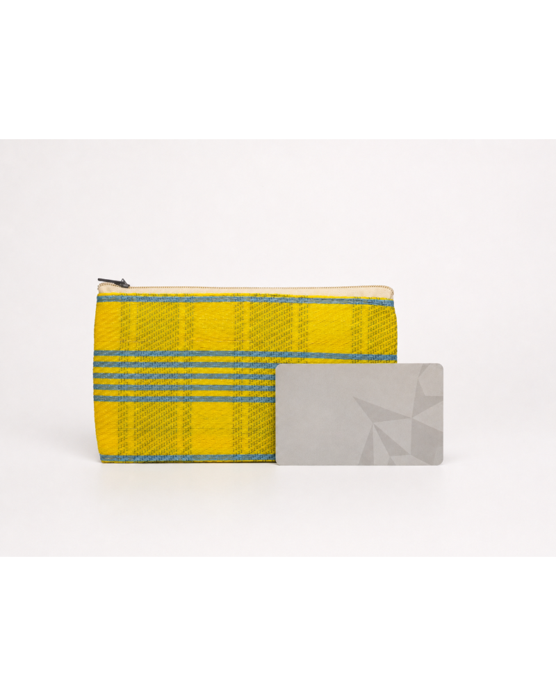 Porte-monnaie Aki Pouch Jaune Recyclé | Babachic