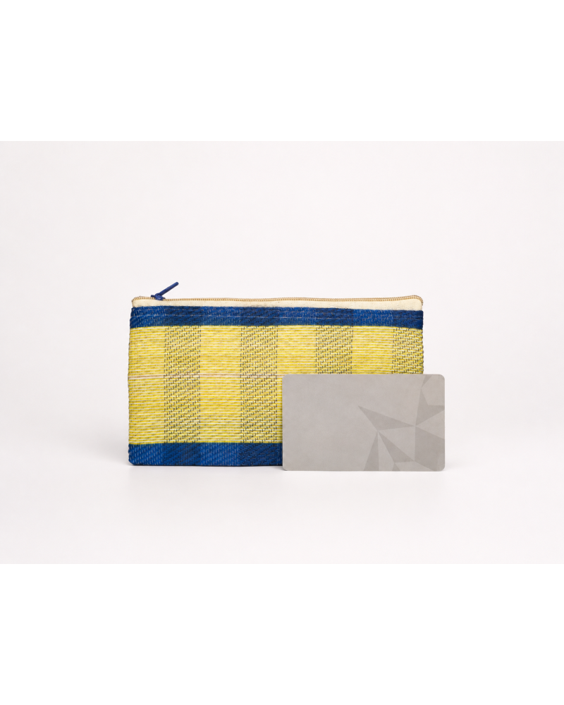 Recycled Aki Pouch Nautical Coin Purse | Babachic