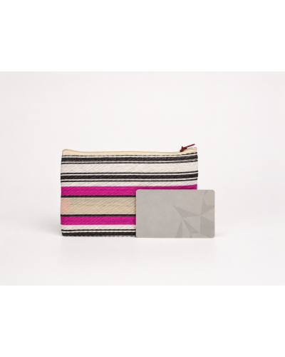 Monedero Aki Pouch Pink Sorbet de Plástico Reciclado | Babachic