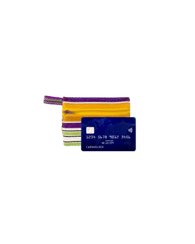Pocket Pouch Amatista solar| Porte-monnaie Recyclé Babachic