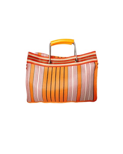 Market Vintage Small Orange Barcode| Sac recyclé Babachic