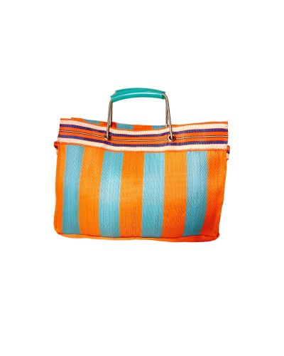 Market Vintage Small Atardecer Turquesa| Babachic Recycled Bag