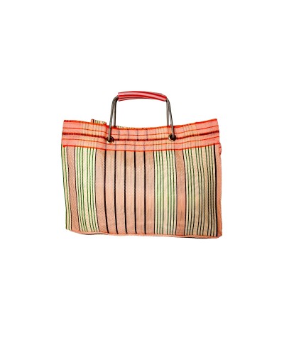 Market Vintage Small Pink Barcode| Babachic Recycled Bag