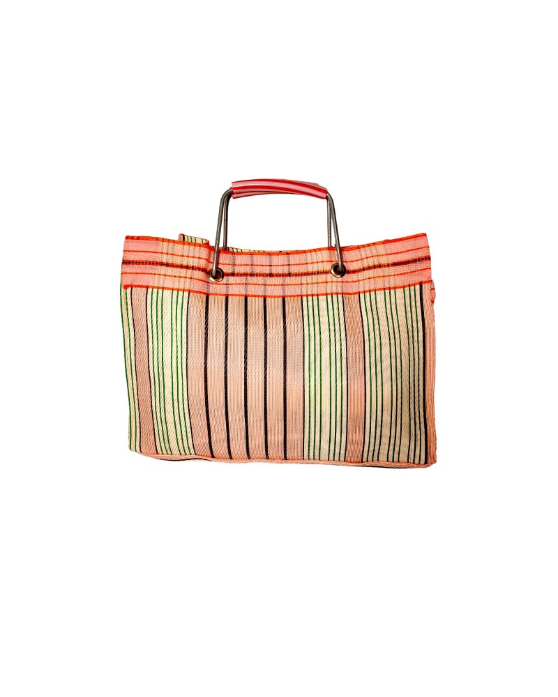 Market Vintage Small Pink Barcode| Sac recyclé Babachic