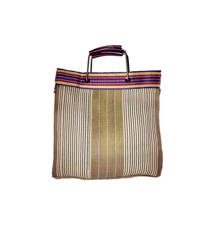 Market Vintage Large Grey| Babachic Recycled Bag