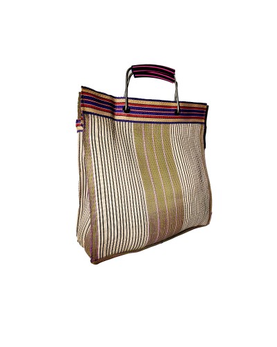 Market Vintage Large Grey| Babachic Recycled Bag