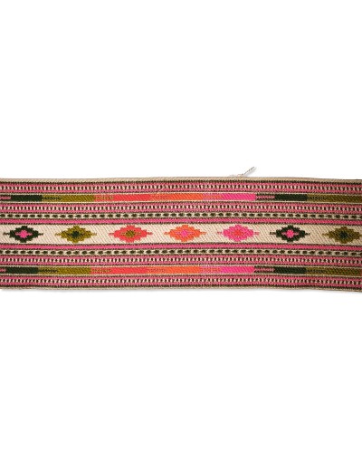 65mm Geometric Ethnic Jacquard Ribbon (Sold by 50cm) | Babachic