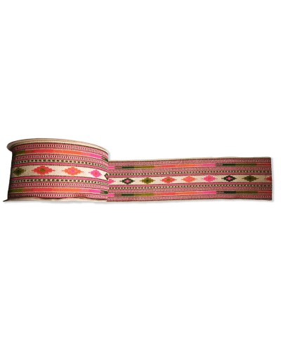 Galon Jacquard Ethnique 65mm (Vente par 50cm) | Babachic