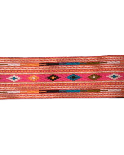 65mm Geometric Ethnic Jacquard Ribbon (Sold by 50cm) | Babachic