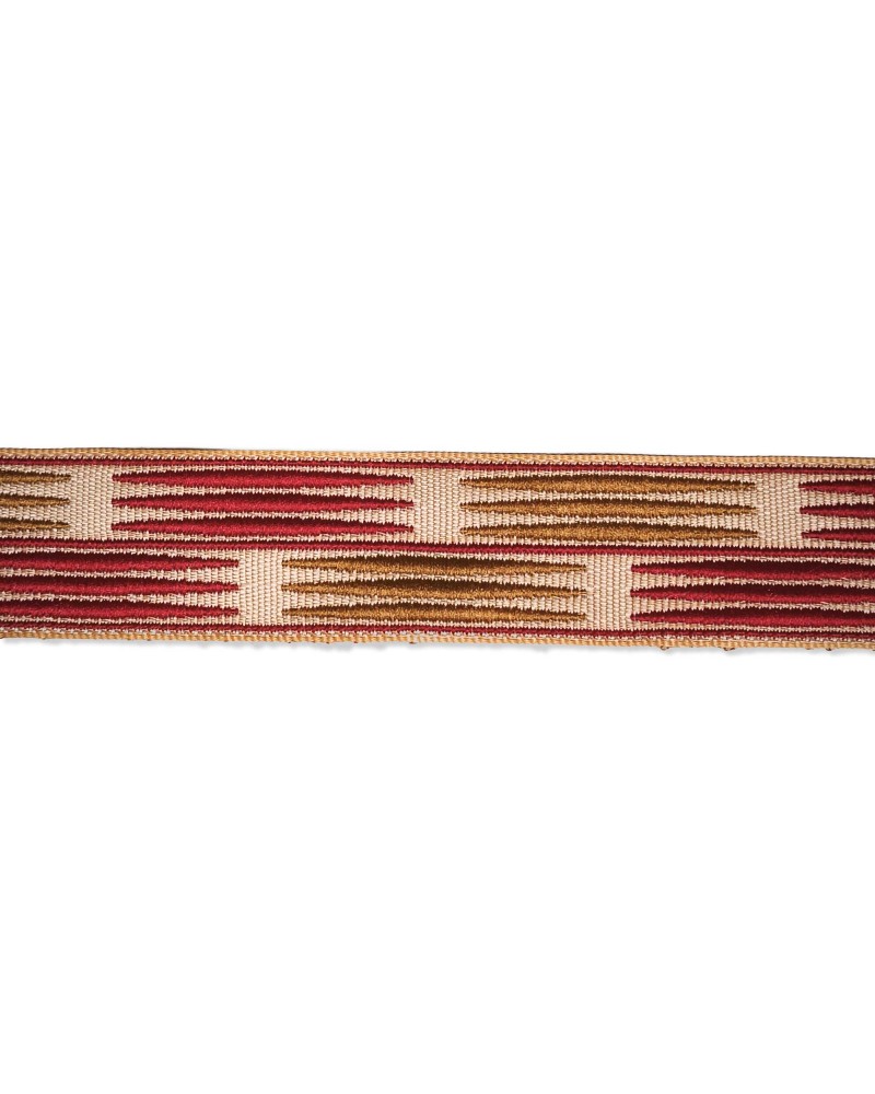 30mm Brick Ethnic Jacquard Trim (Sold by the Meter) | Babachic