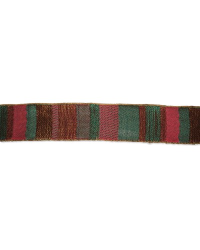 30mm Multicolored Stripe Ethnic Jacquard Trim (Sold by the Meter) | Babachic