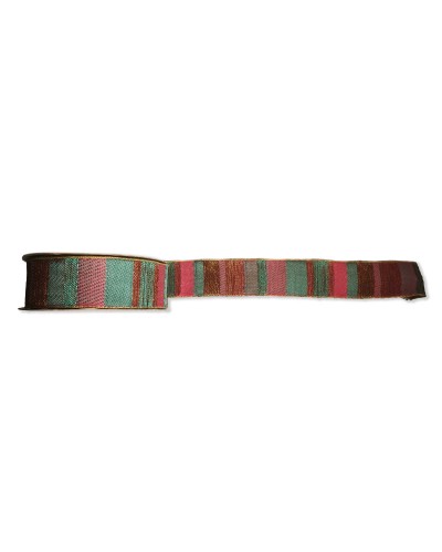 30mm Multicolored Stripe Ethnic Jacquard Trim (Sold by the Meter) | Babachic
