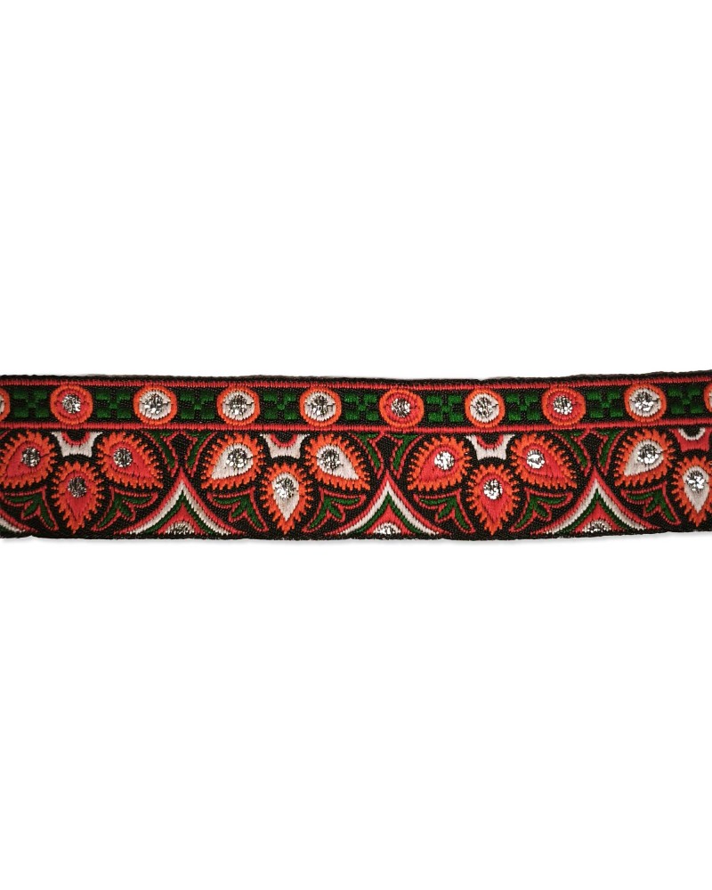 30mm Boho Ethnic Mirror Tear Trim (Sold by the Meter) | Babachic