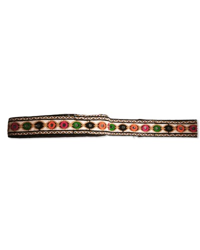 45mm Boho Ethnic Mirror Circle Trim (Sold by the Meter) | Babachic