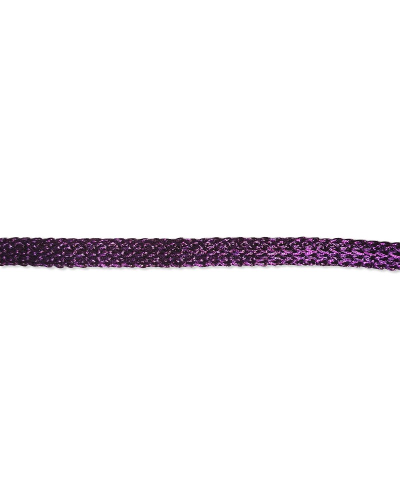 8mm Flat Metallic Lurex Braided Trim (By the Meter) | Babachic