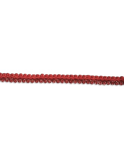 8mm Red Dual-Sided Circular Braided Trim (By the Meter) | Babachic