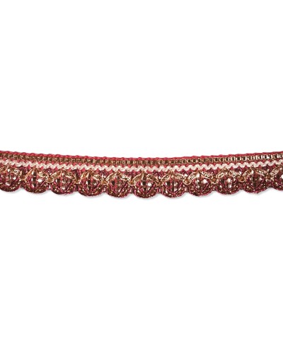 20mm Scalloped Lurex Lace Trim (By the Meter) | Babachic