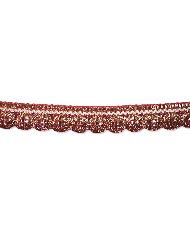 Galon Dentelle Festonné Lurex 20mm (Vente au mètre) | Babachic