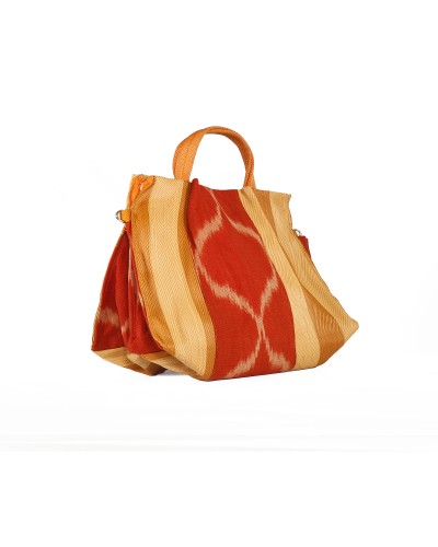 Bolso Star Small Nomad Orange Babachic | Diseño Ikat y Sostenible Babachic