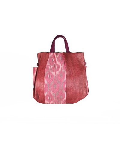 Bolso Star Small Granate Babachic | Diseño Ikat y Sostenible Babachic