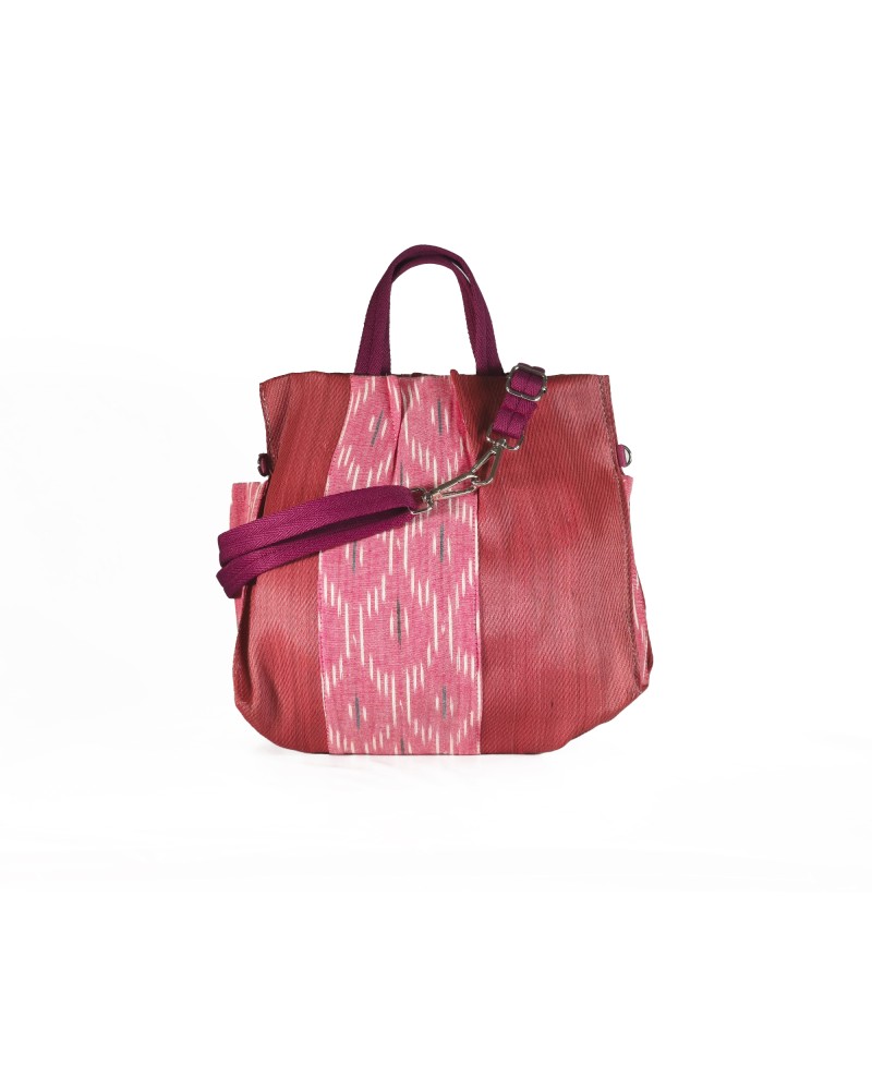 Bolso Star Small Granate Babachic | Diseño Ikat y Sostenible Babachic