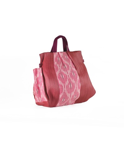 Bolso Star Small Granate Babachic | Diseño Ikat y Sostenible Babachic