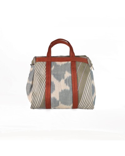 Bolso Buni Ikat Óxido Celeste| Babachic
